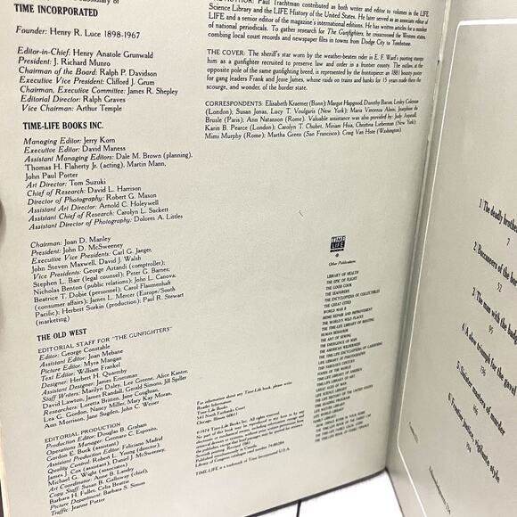 The Gunfighters - Time Life Books - The Old West - 1974 - Leatherette - Vintage - Picture 6 of 9